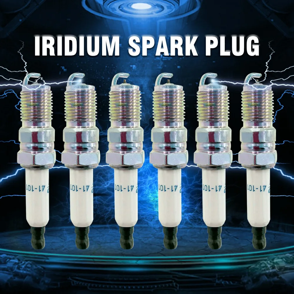 6pcs 41 101 Iridium Spark Plug For Buick Regal Lacrosse Century