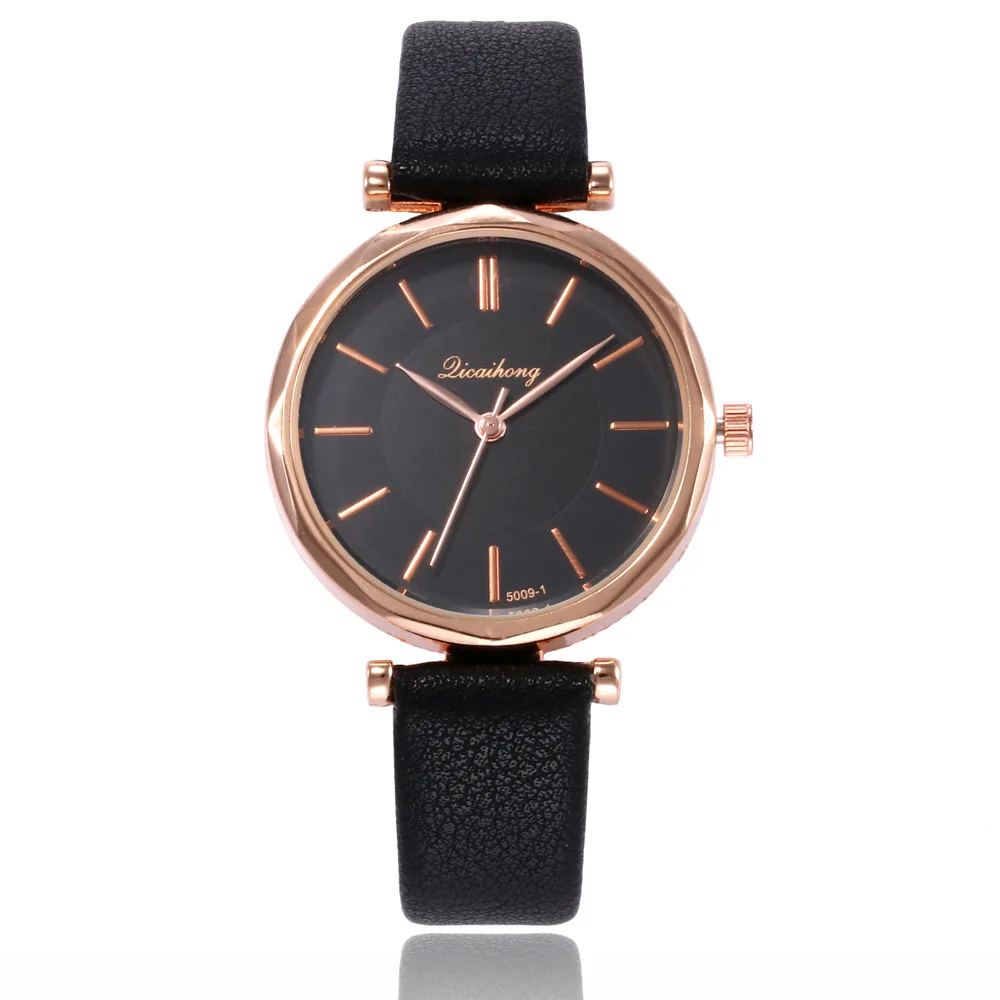 

Korean-style WOMEN'S-Style Leather Belt Watch Simple Measuring Irregular Watchcase Quartz Watch