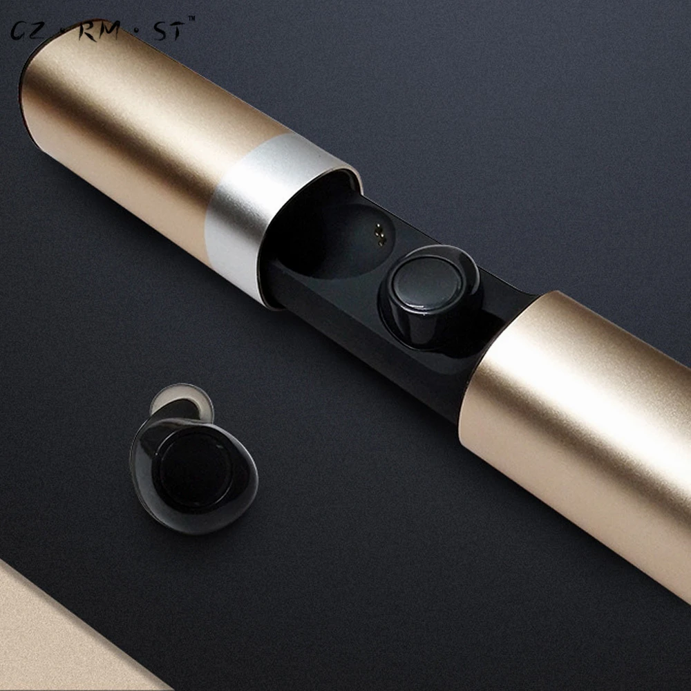 

tws wireless bluetooth headset earbud stereo with mobile power s2 bluetooth headset