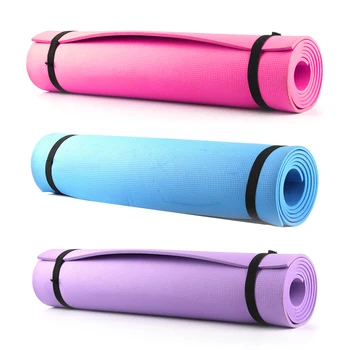 

Trainers Force Core Training Tool 4mm/6mm Thick EVA Yoga Mat All Purpose Non-Slip Pilates Exercise Mat 1730x600mm