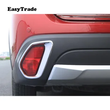 

2Pcs ABS Chrome Rear Foglight Car Fog Light Frame Trim Cover Sticker For Mitsubishi Outlander 2019 Accessories Car Accessories