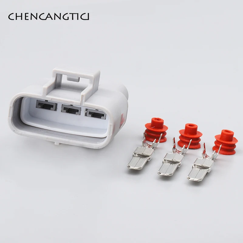 2sets Sumitomo 3 Pin 4.8mm Car male female electric Fan Plug auto connector 6188-0129 6189-0165 for Toyota Carola Corolla Camry