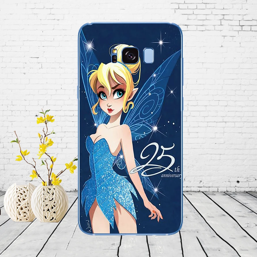 104DD Питер Пэн Венди Tinkerbell Tinker bell Мягкий силиконовый чехол для Samsung Galaxy S6 S7 edge S8 S9 S10 plus A70 A50 чехол - Цвет: 1