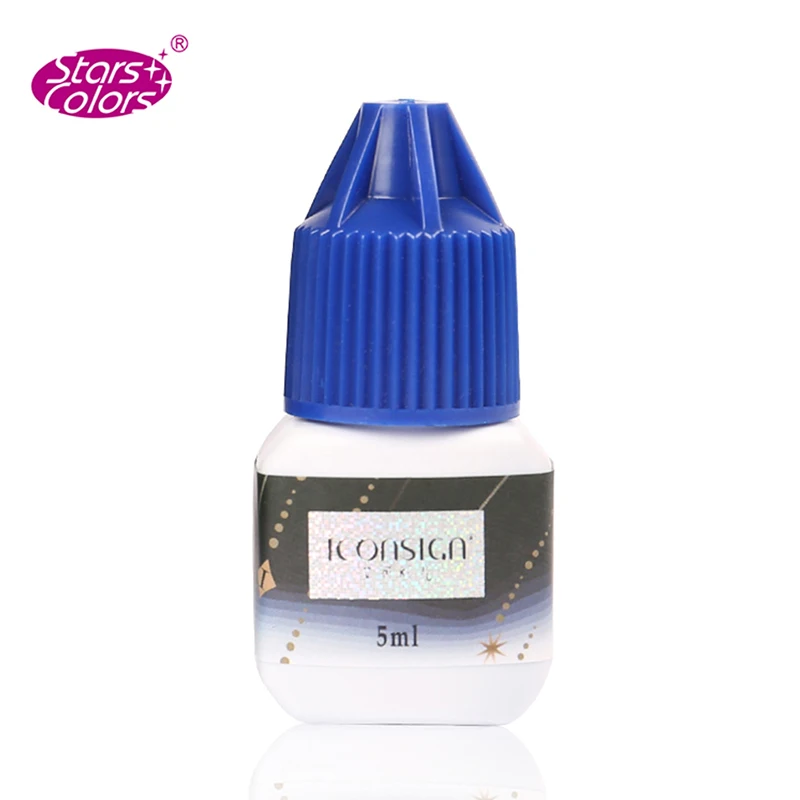 

ICONSIGN 2019 New Arrival 5ml/10ml Low Odor eyelash glue 1 second fast dry Eyes Lashes Extension Lashes Adhesive