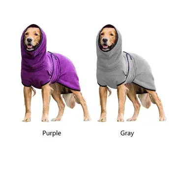 

Fleece Dog Clothes Christmas Pet Clothes Pet Christmas Costumes Hoodie Set Rain Dress Keep Warm Clothing Funny Soft