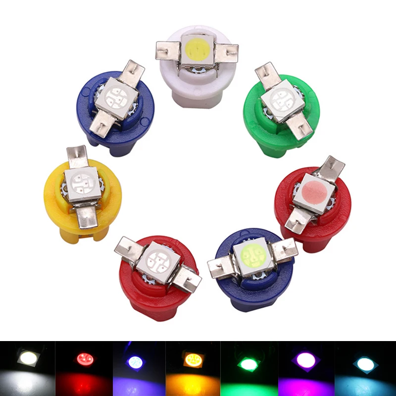10 шт. T5 B8.5D 509T B8.5 Smd светодиодные лампы автомобиля манометр Speedo Dash Авто приборная