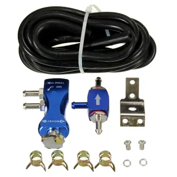 

Blue Adjustable Manual Car Turbo Boost Valve Controller Booster Kits Universal