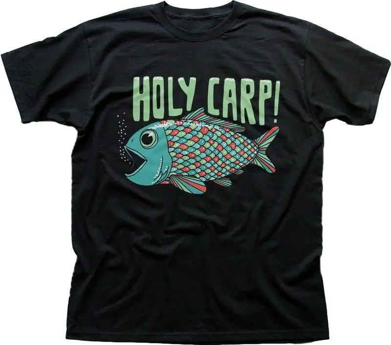 /"Holy Carp!/" Funny Fishing T-shirt