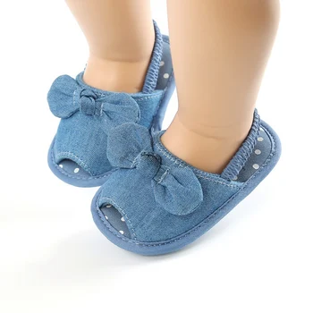 

Summer NEW Baby Girls Breathable Anti-Slip Shoes Butterfly-knot Pattern Sandals Toddler Soft Soled First Walkers Hot