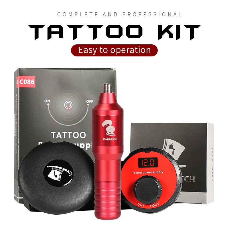 

Tattoo Kit Professional Tattoo Rotary Pen Machine Set Permanent Makeup Cartridge Needle Tattoo Body Art Free Shipping