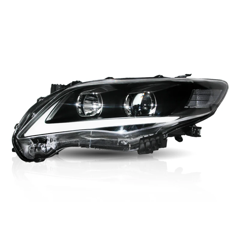 Автомобильные угловые фары для Corolla Altis 2011 2013 светодиодные полосы HID Bi Xenon