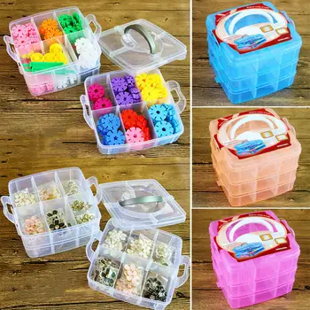 

18 Compartments Plastic Storage Box Jewelry Bead Screw Organizer Container New