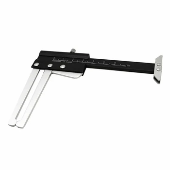

60mm Vernier Ruler Black Replacement 1pcs Brake Disc Caliper Tyres Gauge
