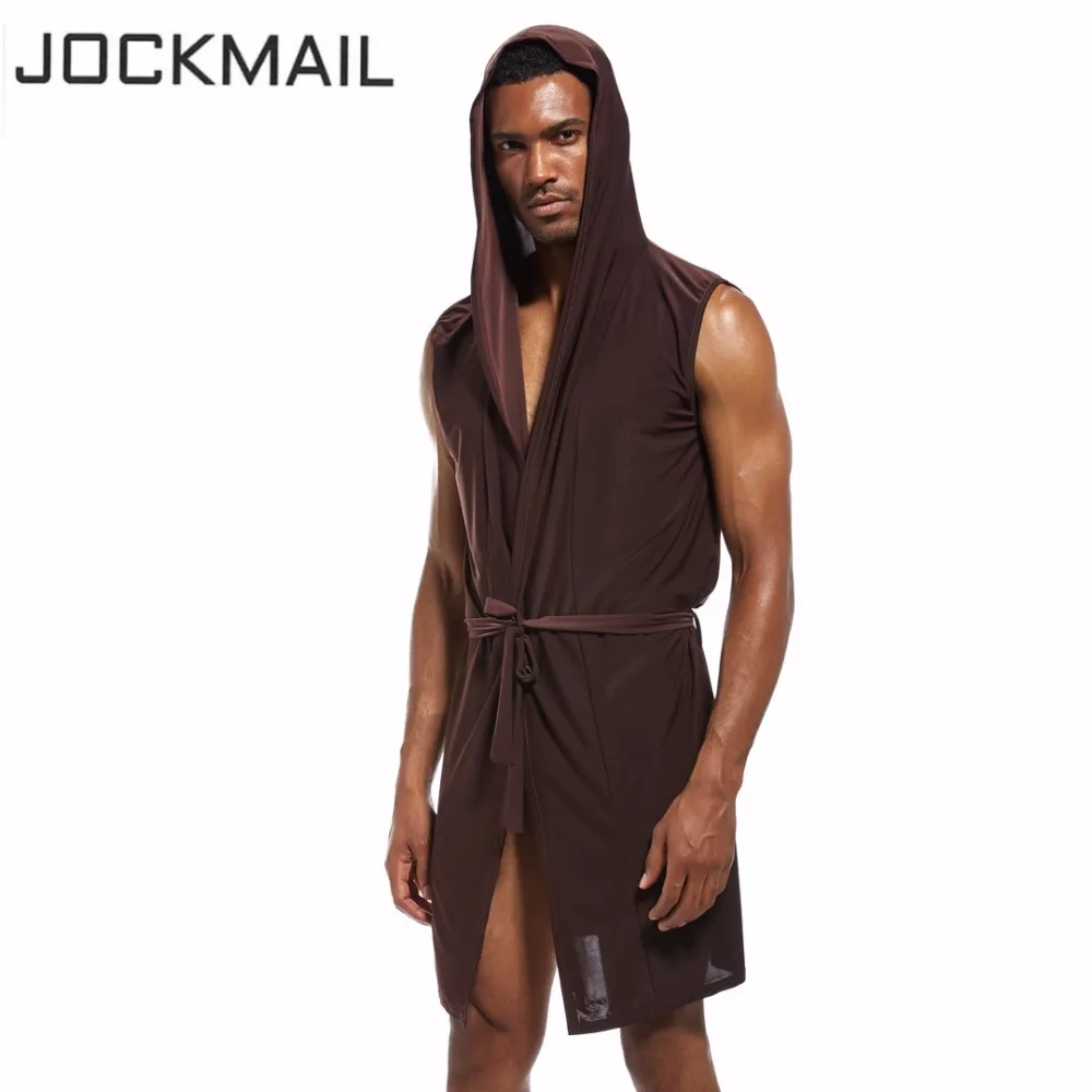 Банные халаты JOCKMAIL мужские нейлоновые из ледяного шелка домашняя одежда для геев