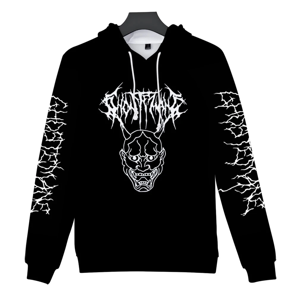 Metal Rap Style Ghostemane World Tour Rock Music Logo 3D print Hooded sweatshirt Men/Women Casual Hip hop Hoodies Clothes Metal Rap Style Ghostemane World Tour Rock Music Logo 3D print Hooded sweatshirt Men/Women Casual Hip hop Hoodies Clothes