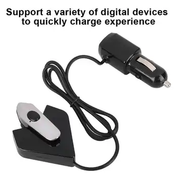 

Wireless Car Bluetooth 5.0 FM Transmitter Car Kit MP3 Audio Player Handsfree Audio Receiver Dual USB Fast Charger with Headset