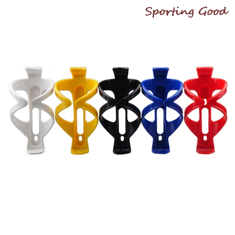 Hot Plastic Drinks Water Bottle Holder New Black Yellow Cycling Mountain Sport Bike Bicycle Cages Bike Accessories 5 Colors