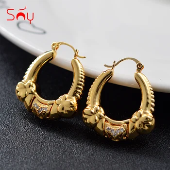 

Sunny Jewelry Fashion Jewelry 2020 New Design Hoop Earrings For Women High Quality Zircon Exquisite Butterfly For Daily Wear