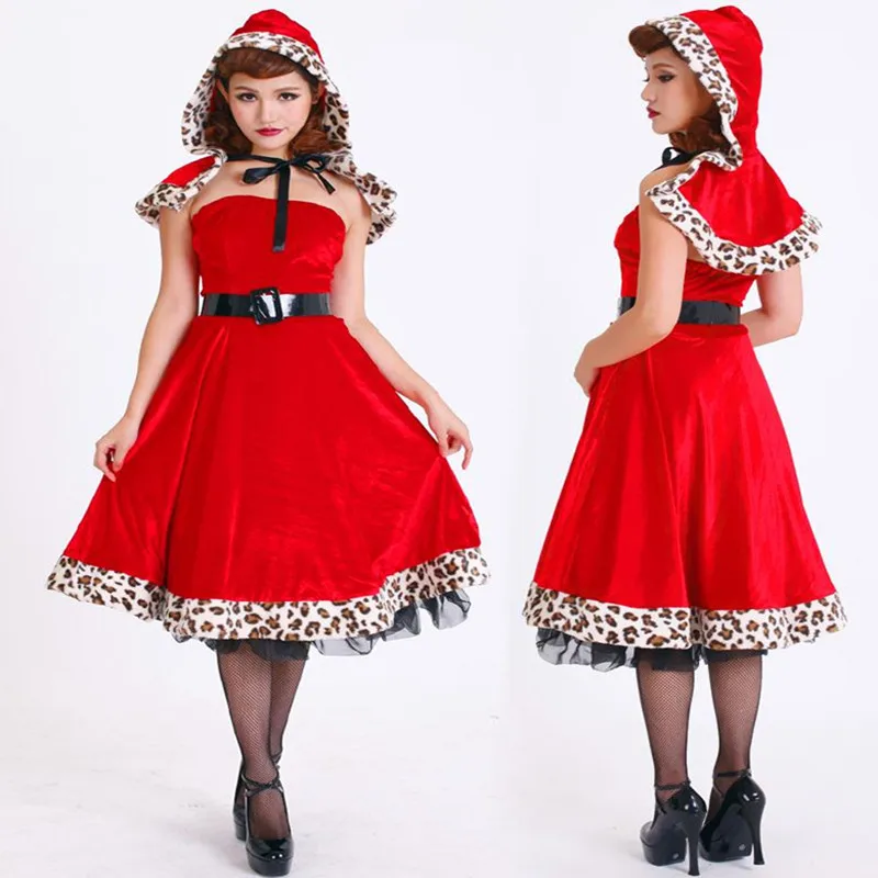 

2017 New Style Halloween Evil Little Red Riding Hood COS Party Party Uniform Temptation Character Play Performance Clothing