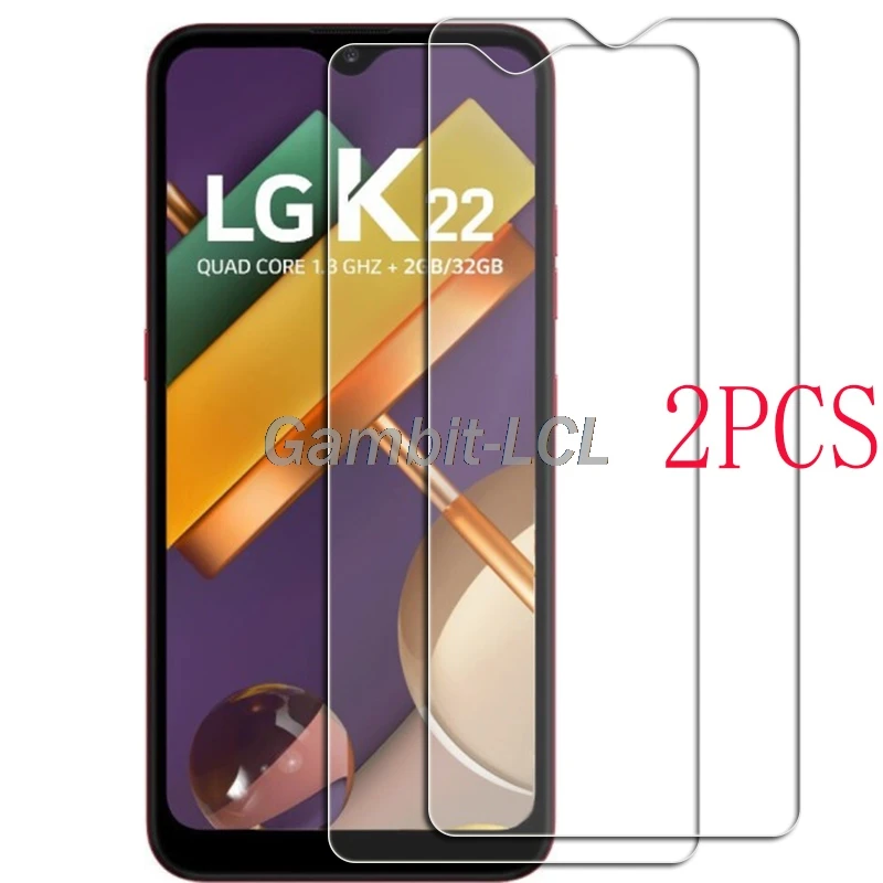 Закаленное защитное стекло для LG K22 6 2 дюйма LGK22 + PLUS защитная пленка экрана
