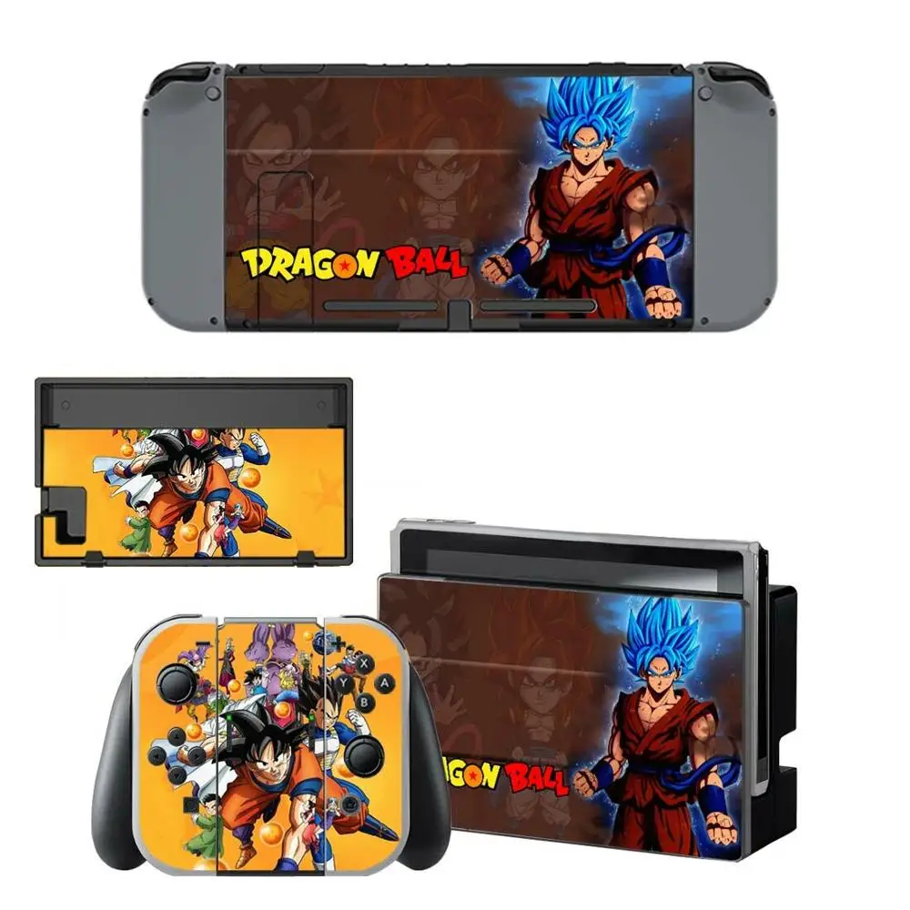 Наклейки для nintendo switch из кожи Dragon Ball Z Goku shand, наклейки для переключателей, наклейка для консоли nintendo Switch, контроллер Joy-con - Цвет: YSNS0487