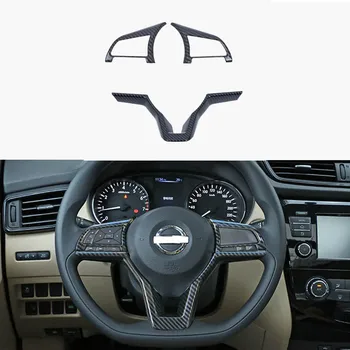

Car Steering Wheel Switch Button Panel Cover Trim Frame Decoration For Nissan X-trail Xtrail T32 2020 2019 2018 2017 2014-2016