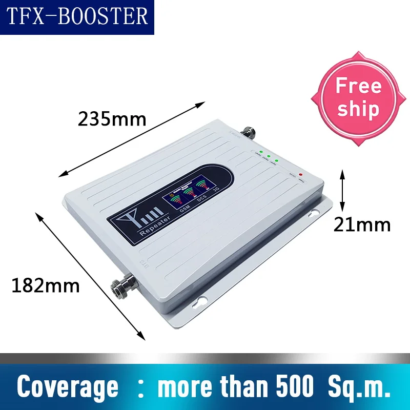 TFX BOOSTER 4G усилитель сигнала 900 1800 2100 трехдиапазонный 2G 3G LTE сотового 70 дБ