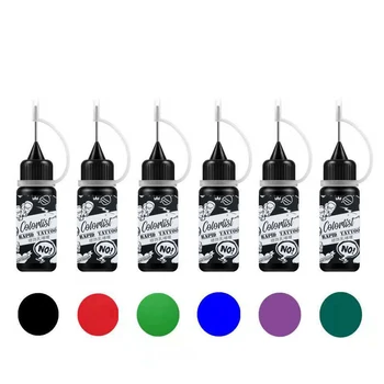 

2set Microblading Accessories Henna Tattoo Kit Paste Cones with Stencil Body Art Paint Glitter Henna Tattoo Template Tool