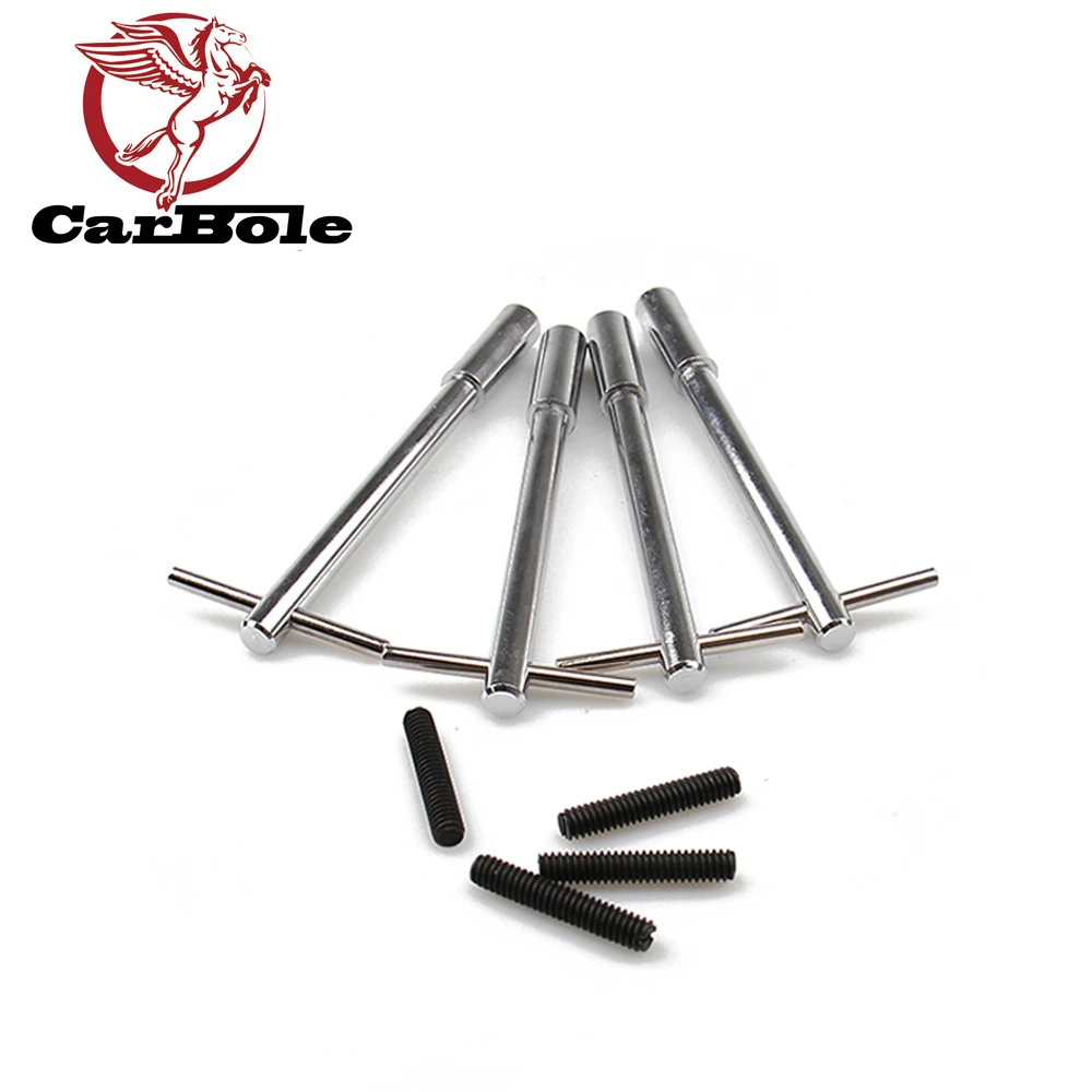 CARBOLE Set of 4 Valve Cover Wing Bolts 9820 Valve Cover Bolt/Stud, T Bar Wing Bolts, L 5 inset