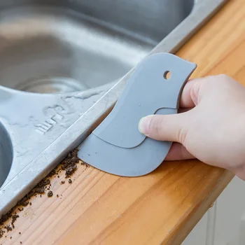 

Penguin Soft Scraper Kitchen Multi-Function Scraper Oil Plate Oil Stain Scraping Baking Kitchen Gadgets