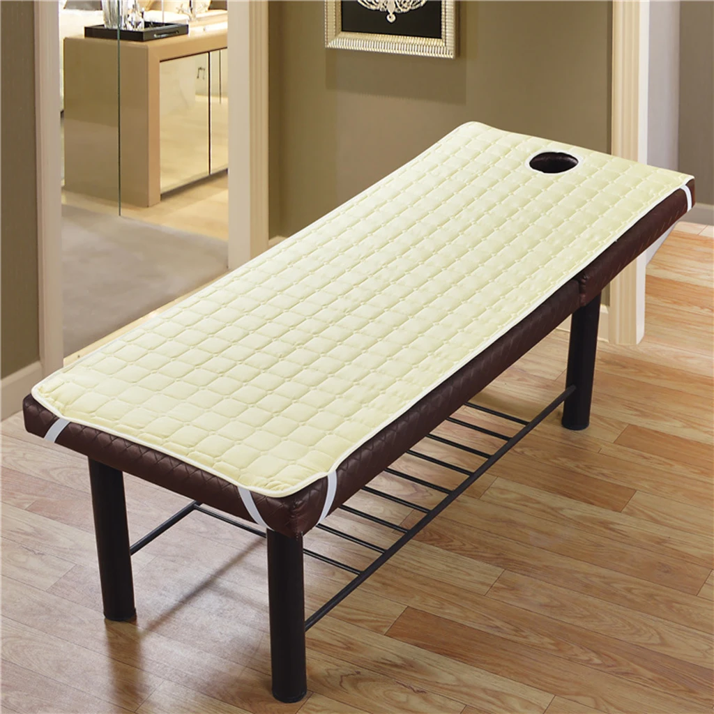 Beauty Salon Massage Bed Mattress Sheet with Face Breath Hole for Cosmetic SPA Beauty Salon Hotel Hospital