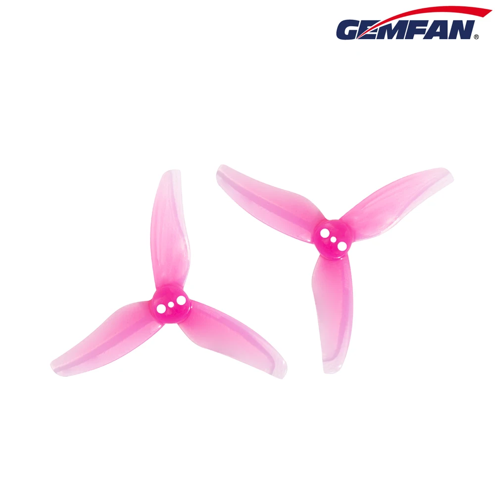 4Pairs Gemfan 2512 2.5X1.2X3 3-Blade PC Propeller 1.5mm for RC FPV Racing Freestyle 2.5inch Toothpick Drones Replacement Parts 2