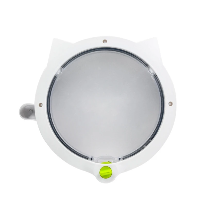 Lovely Small Round Door with 4-way Lock Plastic Window Lockable Safe Dog Gate Access Pet Supplies Pet Door cat door,pet door