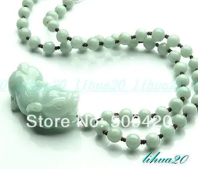 Free Shipping Wholesale&gt&gt&gt100% Natural A Jade jadeite emerald Pi Xiu brave troops amulet pendant necklace | Украшения и