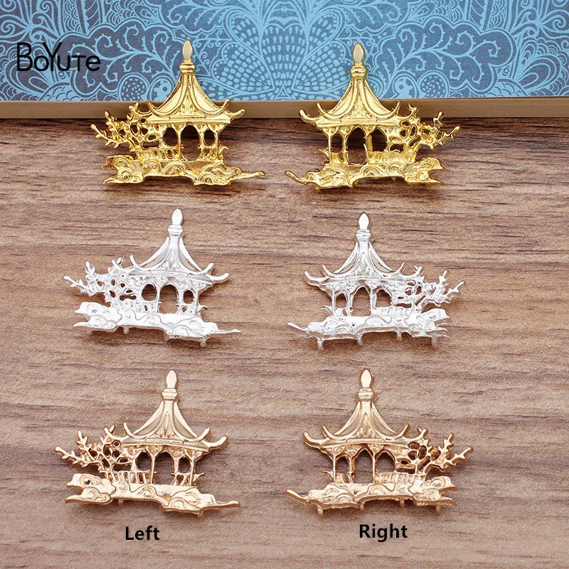 BoYuTe Wholesale 20Pcs Metal Alloy 39*31MM Kiosk Jewelry Materials Diy Hand Made Accessories Parts | Украшения и аксессуары