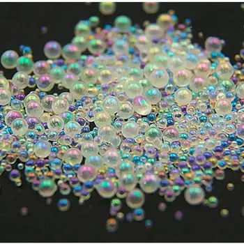 

15g 1.5-2mm Colorful Bubble Beads Jewelry Filling Nail Art Transparent Expoxy Resin Jewelry Accessoriespopular