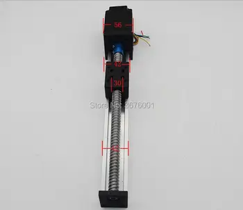 

200mm Effective Travel Length SFU1204 1605 1610 Ballscrew 12 16mm Linear Guide Motion Module Rail Table CNC+Nema 23 Motor