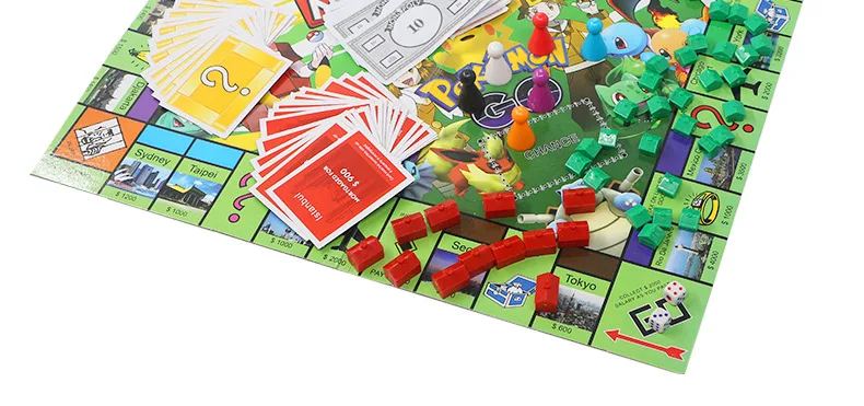 Такара Tomy Игрушка Покемон Monopoli игра для взрослых детей партия настольные карточные игры