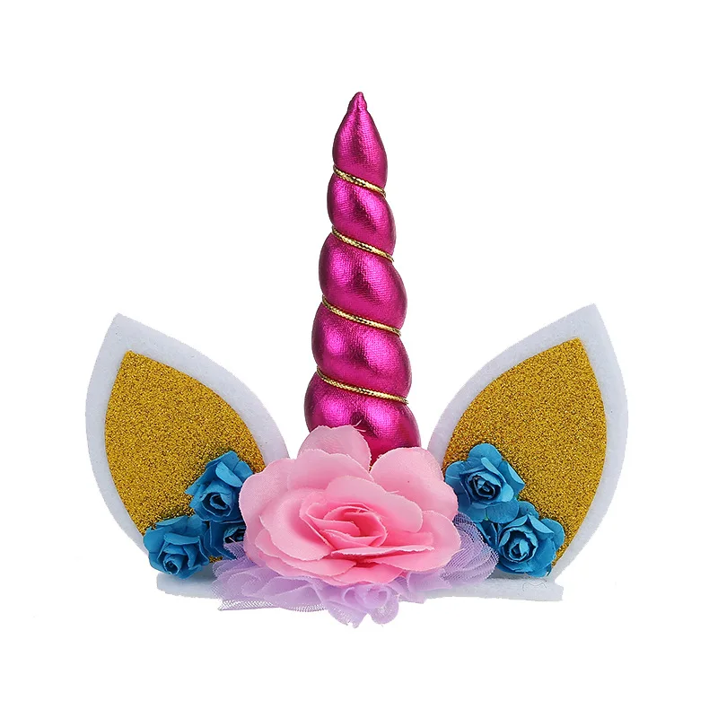 Licorne Cake Topper Anniversaire Love Gift Wedding Unicorn Cupcake Cake Happy Birthday Deco Anniversaire Licorne Decorating Tool Buy At The Price Of 4 42 In Aliexpress Com Imall Com