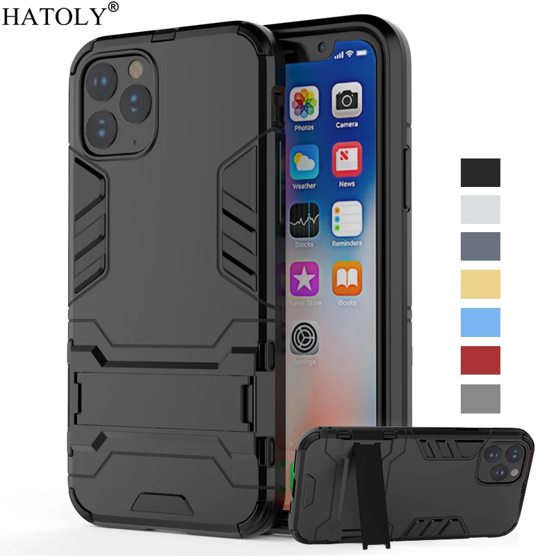 Чехол для Apple iPhone 11 жесткий силиконовый чехол Pro чехол-бампер Max | Мобильные