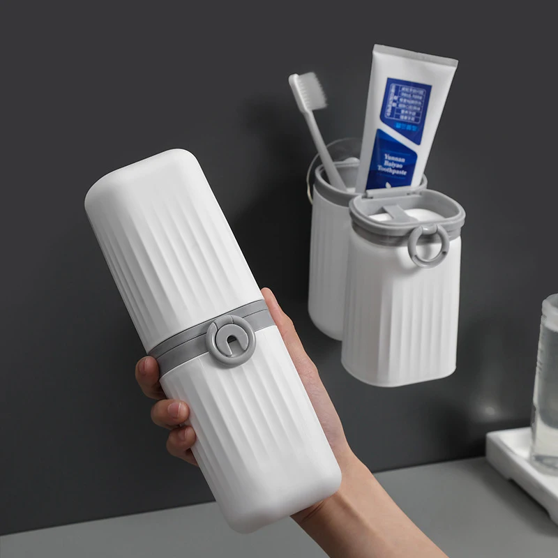 Wall Mounted Multifunction Portable Plastic Travel Toothbrush