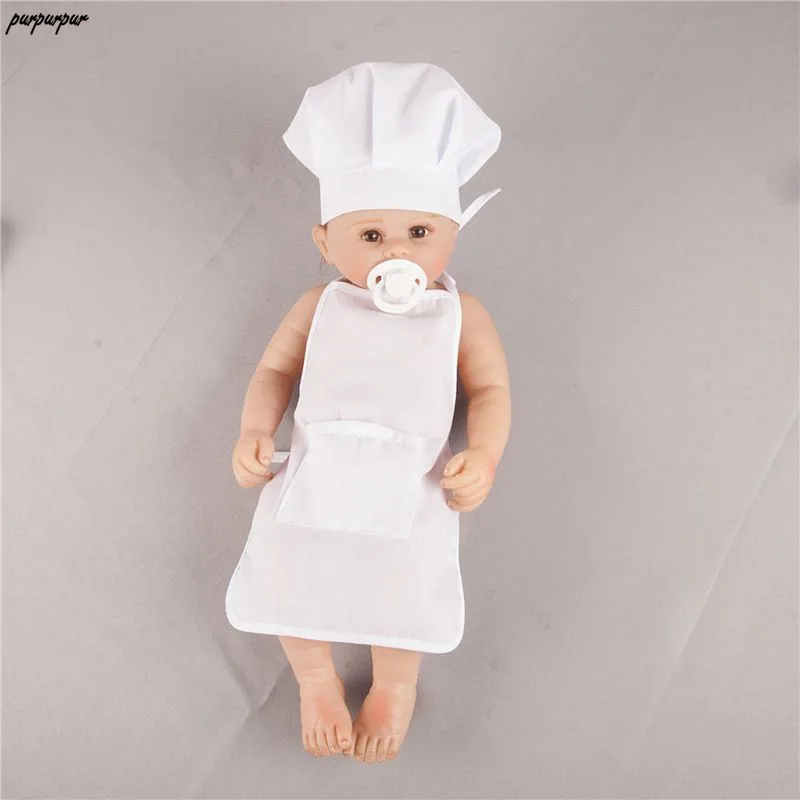 maternity photography packages near me 2 Pcs Cute Baby Chef Apron and Hat Infant Kids White Cook Photos Costume Photography Prop Newborn Hat Apron Photoshoot Clothing outdoor newborn photography