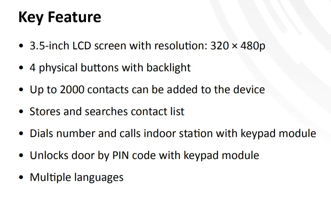 DS-KD-DIS модуль дисплея для DS-KD8003-IME1, ip-дверной звонок, части видеодомофона, части контроля доступа, части дверного звонка