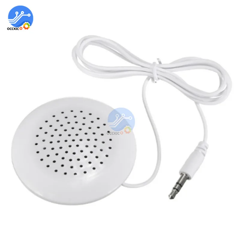 Портативный 3 5 мм Подушка динамик для MP3 MP4 CD iPod телефон белый новый|speaker for mp3|speaker