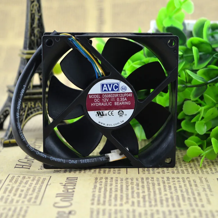 Новинка 8025 DC 12V 0.35A DS08025R12UP048 защита двигателя охлаждения
