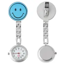 Брошь карманные часы клип-он часы для медсестры с отворотом Висячие бабочки кулон