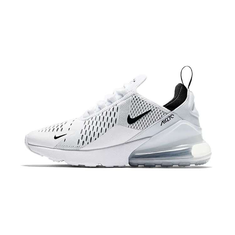 Оригинальные оригинальные женские кроссовки для бега NIKE Air Max 270, спортивные уличные прочные дышащие кроссовки, дизайнерская обувь, AH6789-601 - Цвет: AH6789-100