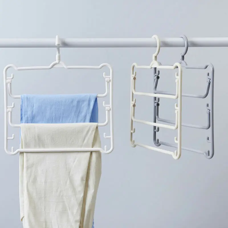 

Magic Multi-layer Rotating Non-slip Hanger Clothes Hanger Clothes Drying Rack Plastic Scarf Hangers Home Storage Hanger