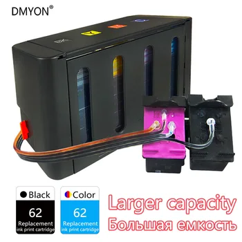 

DMYON Compatible for HP 62 Continuous Ink Supply System Deskjet Officejet 200 250 258 5740 5741 5742 5743 5744 5745 5746 Printer