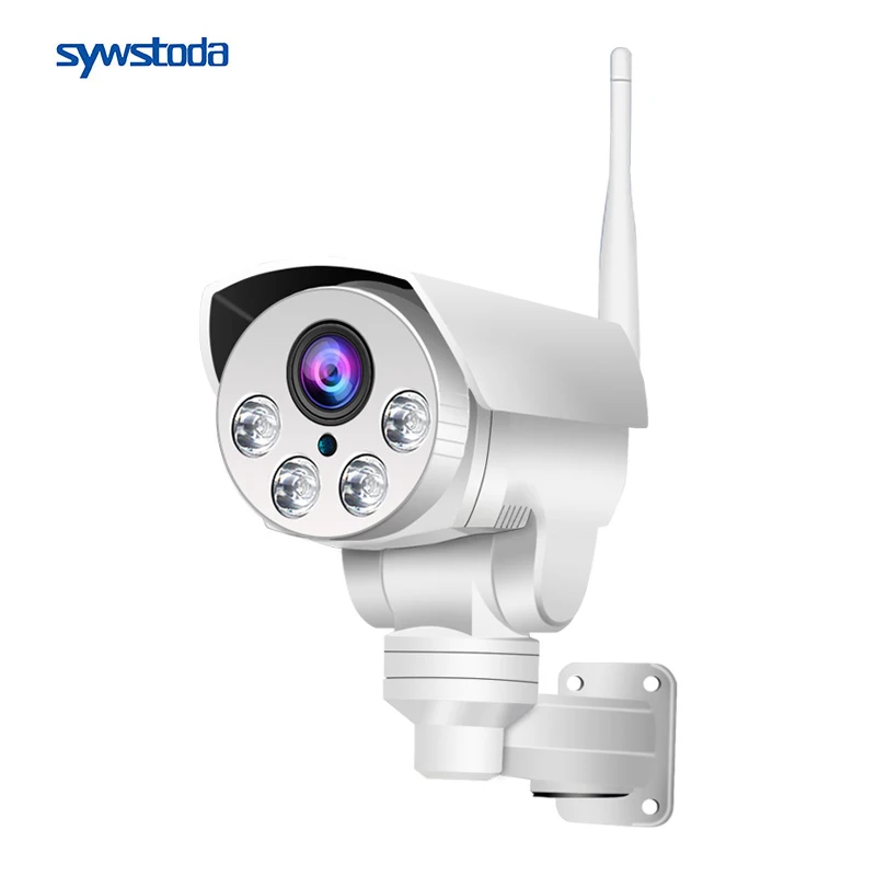 Wi Fi уличная IP PTZ цилиндрическая 5X 10X оптическая зум 2MP 5MP Беспроводная инфракрасная